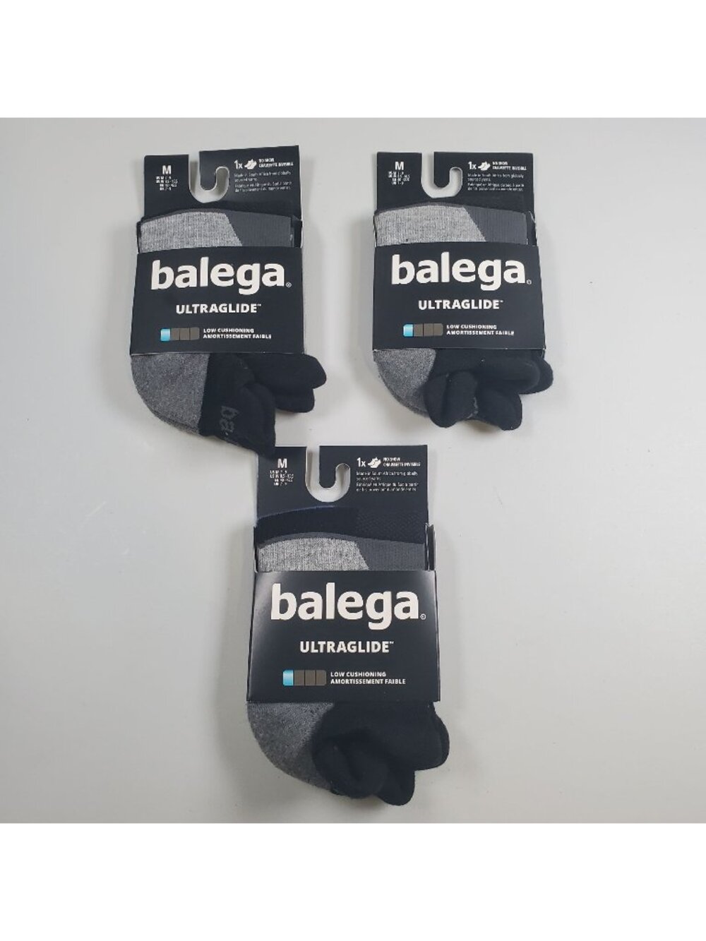 Balega Ultraglide No Show Running Socks Men Size Medium NWT Low Cushioning